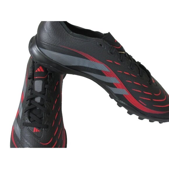 Adidas Men\'s Predator League Turf Soccer Football Cleats Black Red Sizes NIB